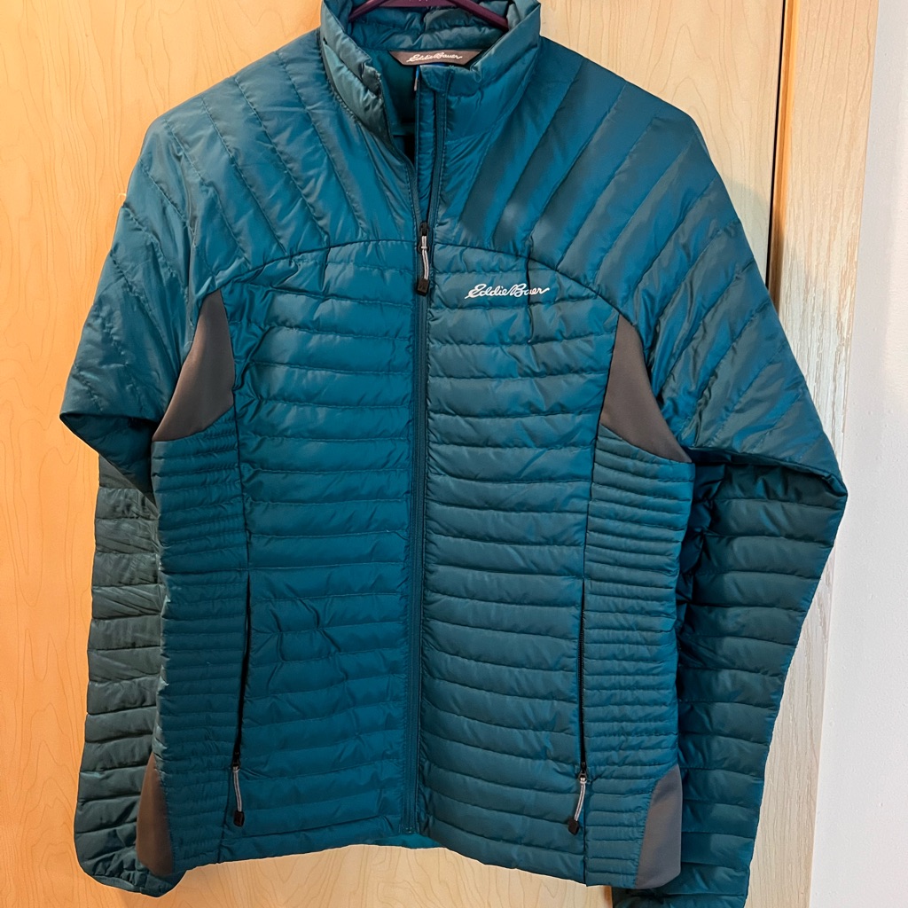 Eddie Bauer Stormdown 800 Puffer Zip Up Jacket